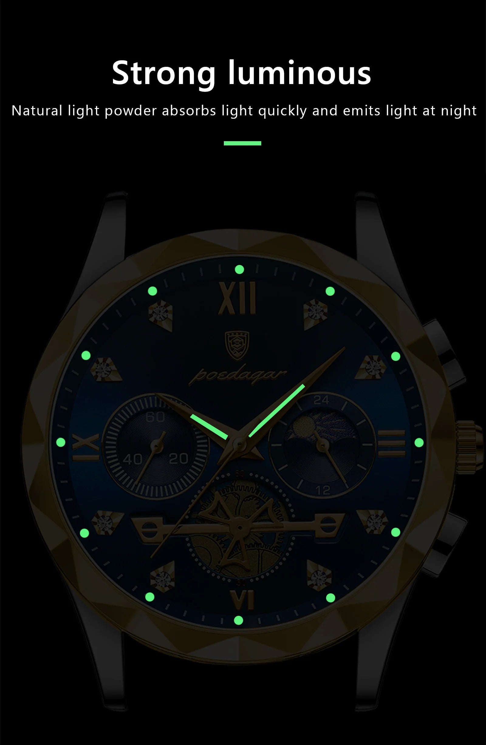 Luxury Waterproof Chronograph Men's Quartz Watch - Smarsty
