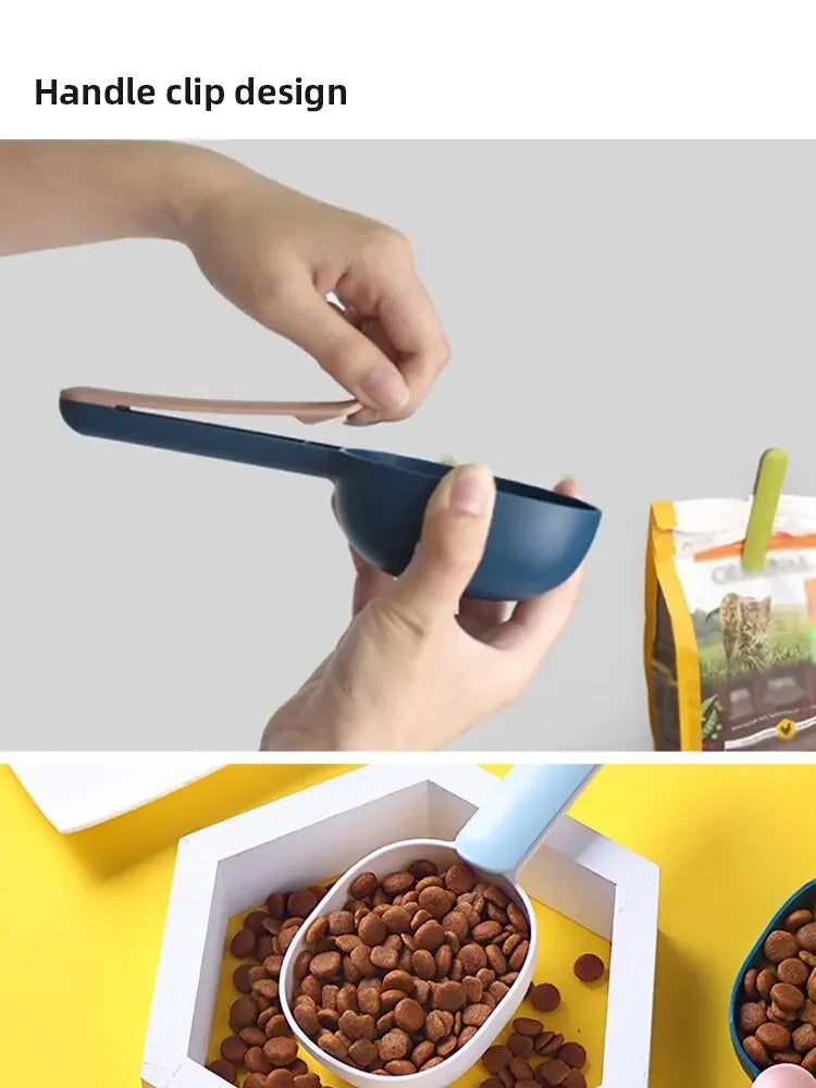 Multifunctional Dog Food Scoop With Sealing Clip - Smarsty