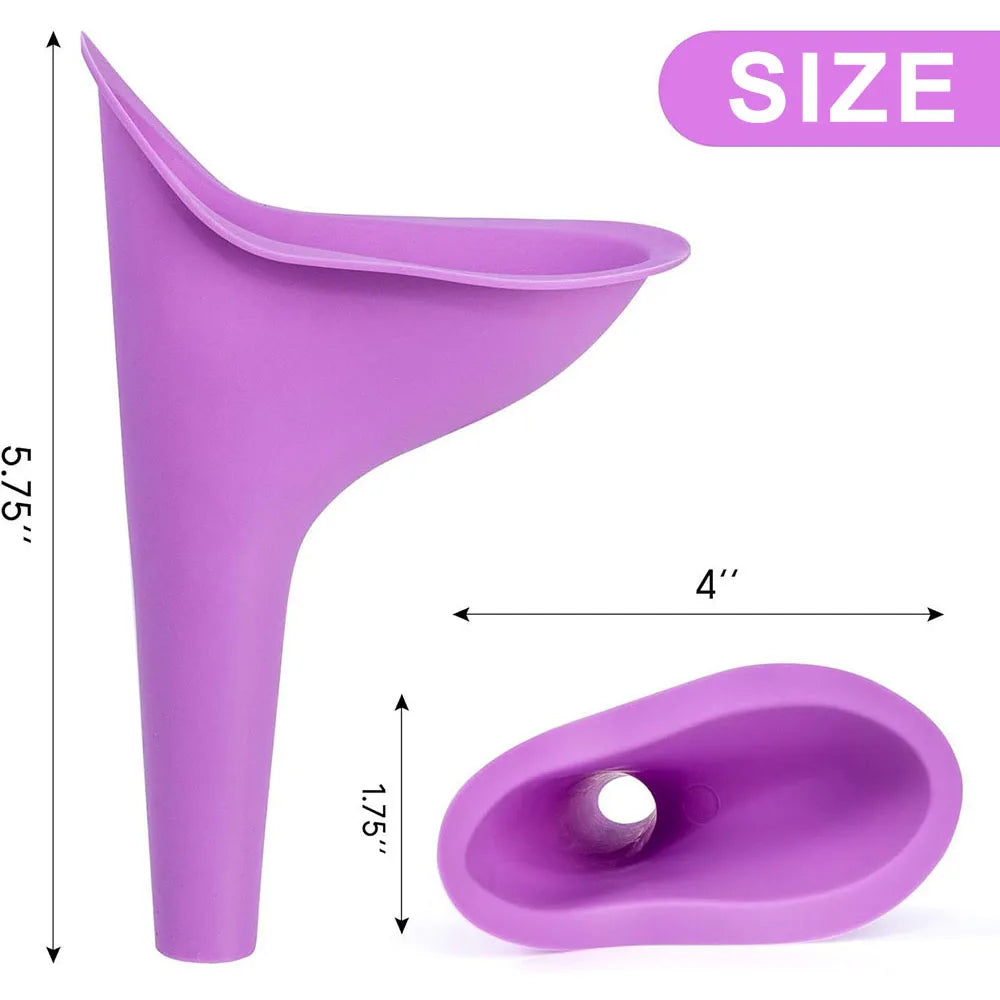 Female Urinal for Women Portable Urination Device Pee Funnel With Packaging Box for Travel Camping Hiking and Outdoor Activities