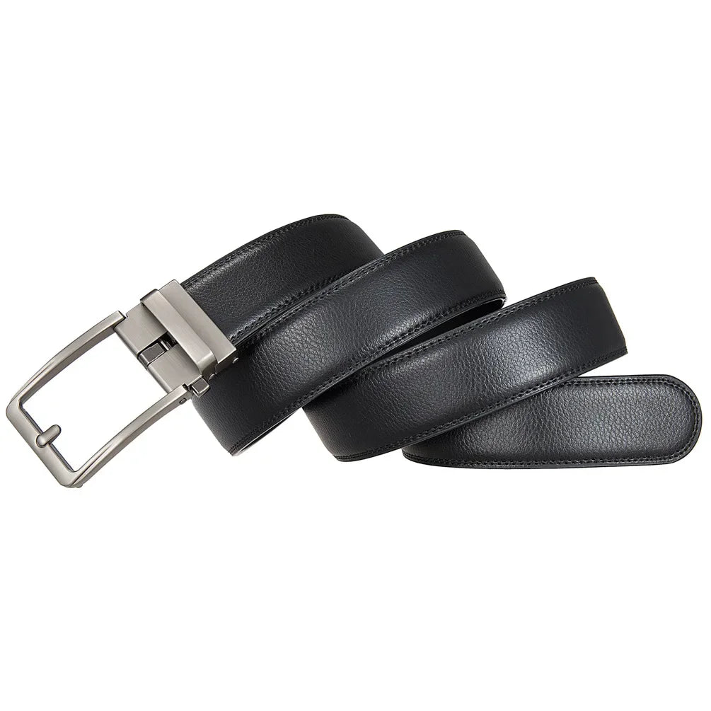 Luxury Genuine Leather Click Belt for Men Automatic Buckle - Smarsty