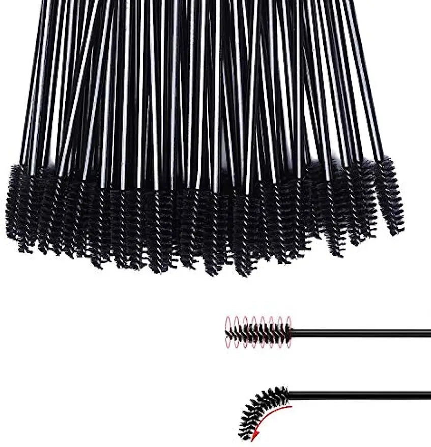 100 Pcs Disposable Eyelash Brushes for Easy Makeup Application - Smarsty