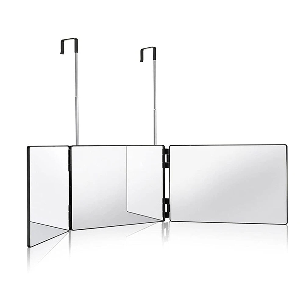 360 Degree LED Trifold Haircut Mirror for Easy Styling - Smarsty