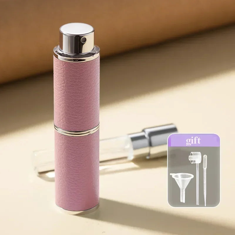 Portable Leather Perfume Atomizer Refillable Mini Spray Bottle - Smarsty