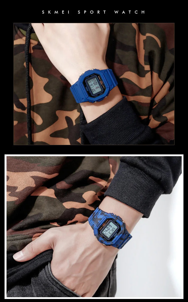 SKMEI 1628 Waterproof Military Digital Watch for Men - Smarsty