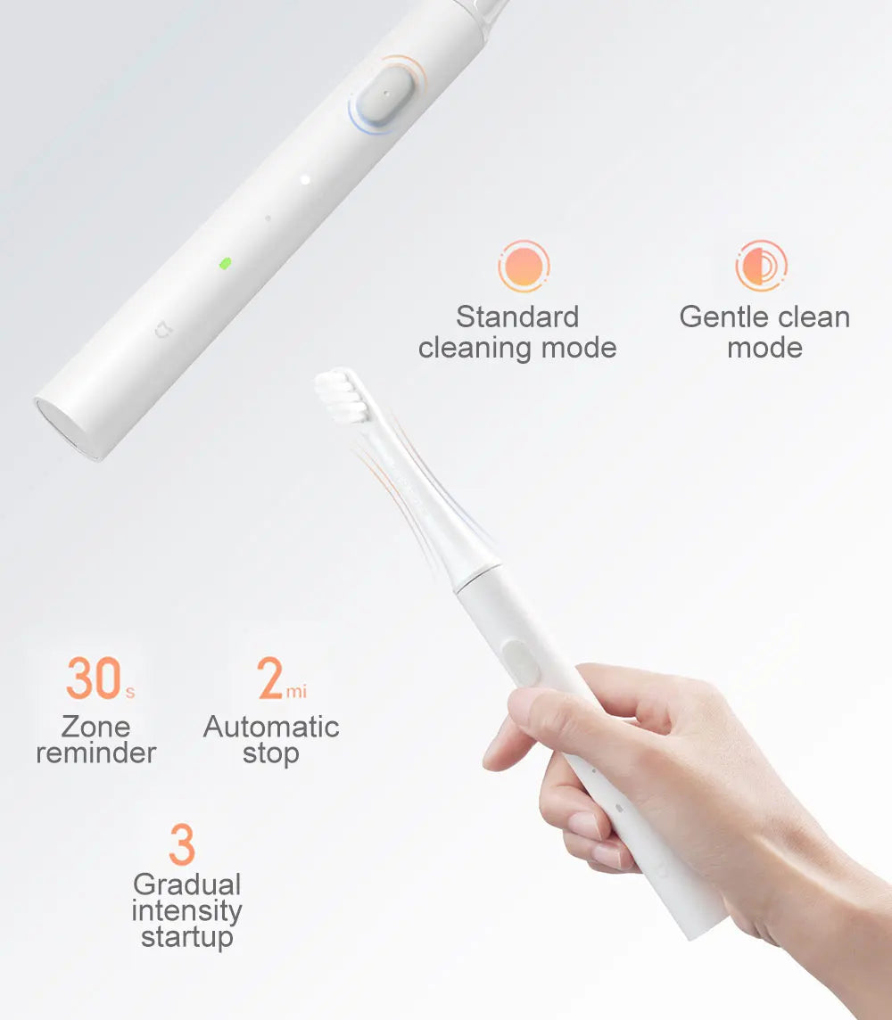 Xiaomi Mijia T100 Sonic Electric Toothbrush Waterproof Whitening - Smarsty