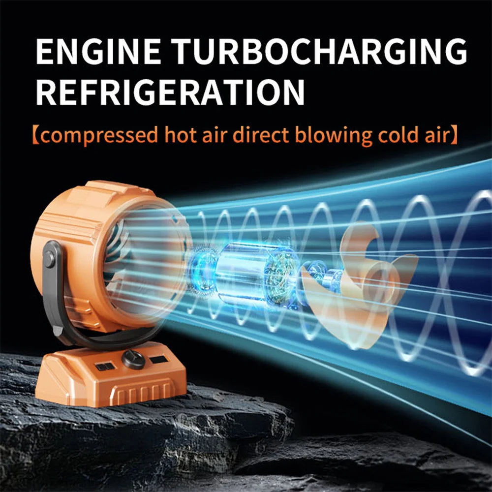 Camping Fan 20000mAh Rechargeable Portable Camping Circulator Fan Wireless Tent Ceiling Fan with LED Light and Hook