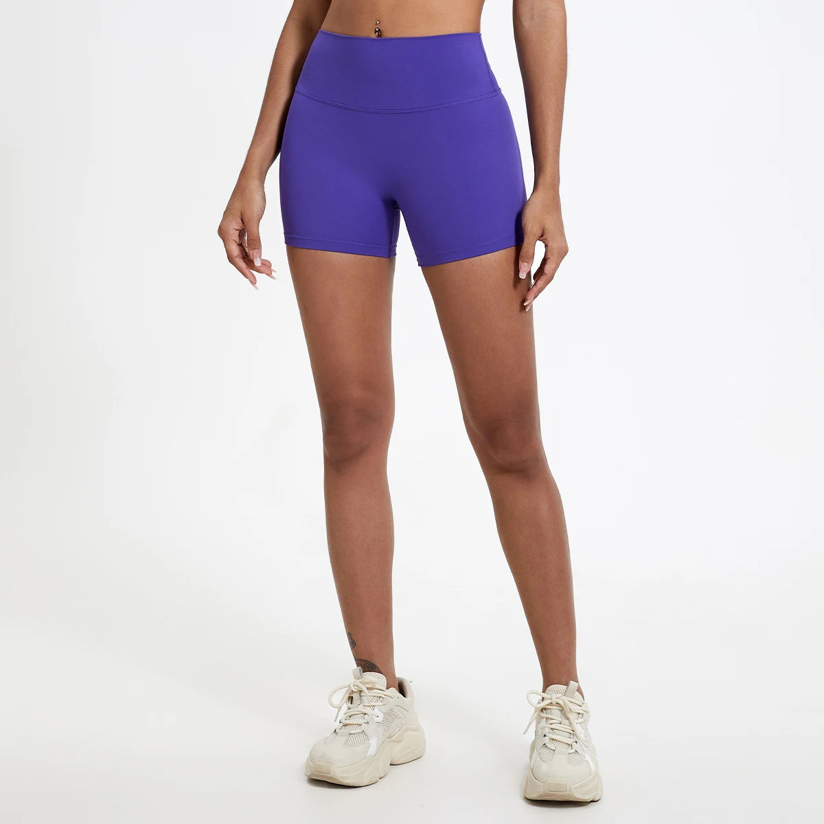 Hearuisavy Running Sports Shorts Women Buttock Lift Gym Leggings Women Cycling Slim Fit Workout Shorts High Waist Yoga Shorts - Smarsty