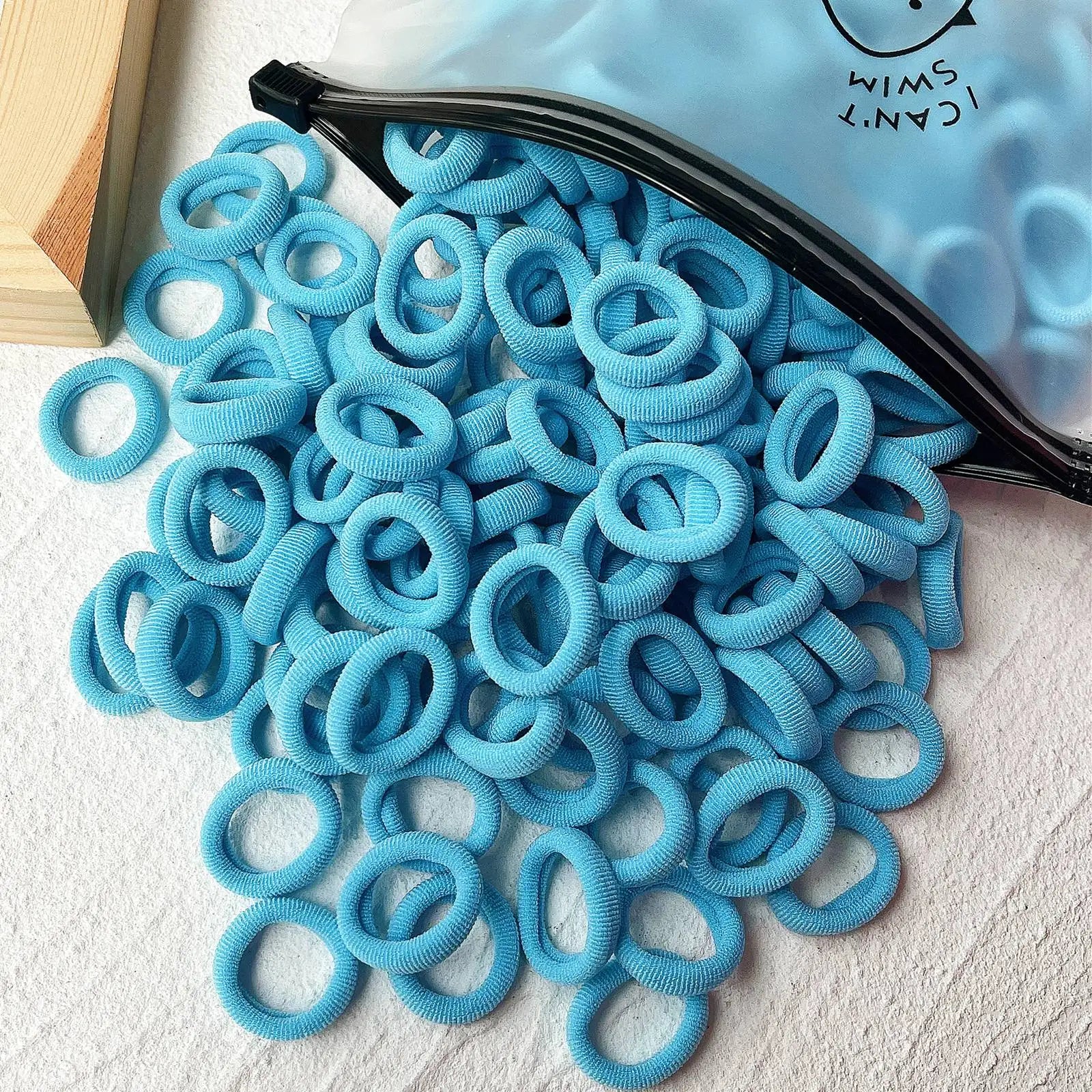 Kids Colorful Elastic Hair Bands Soft Non Slip Scrunchies - Smarsty