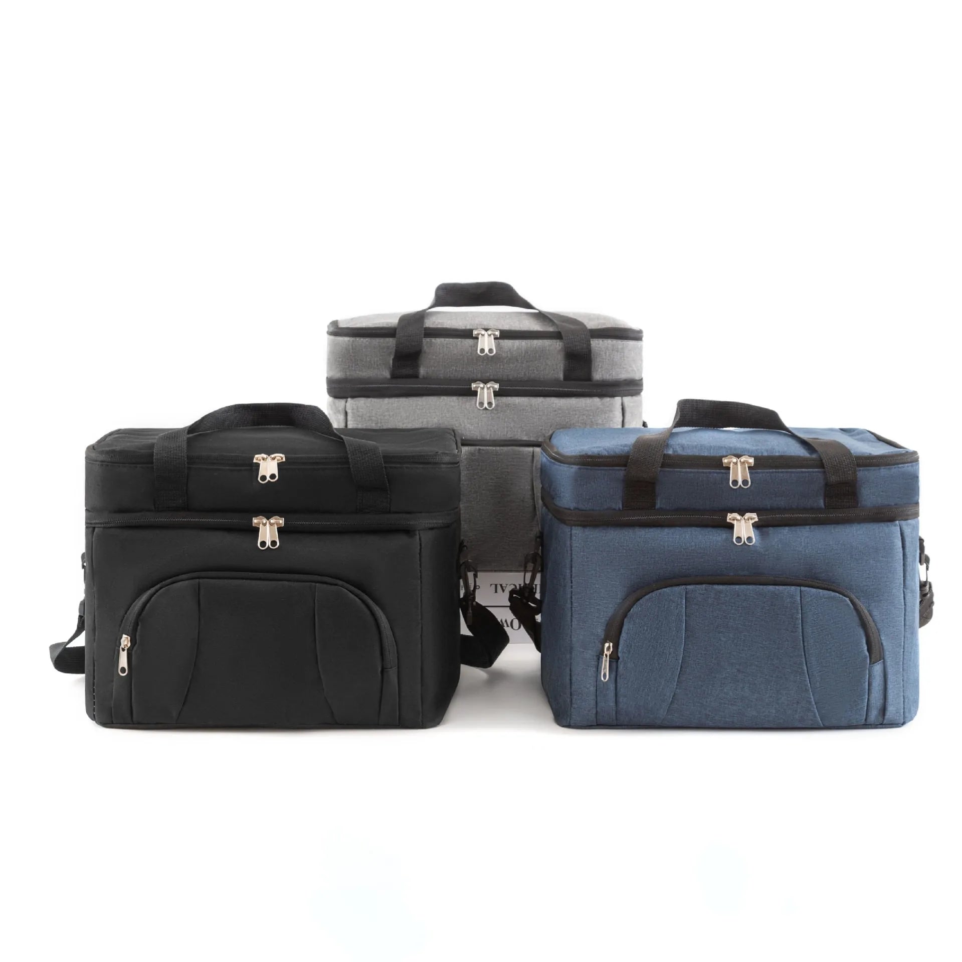 Double Insulated Lunch Bag With Adjustable Strap For Picnics - Smarsty