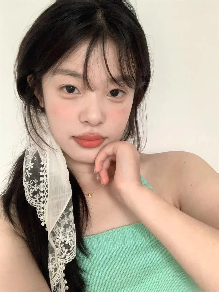 Sweet Flower Hair Scarf Headband Lightweight Summer - Smarsty