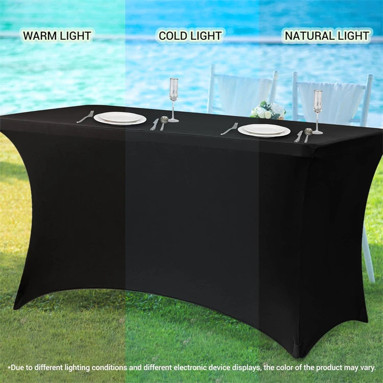 Stretch Spandex Table Cover for Rectangular Tables - Smarsty