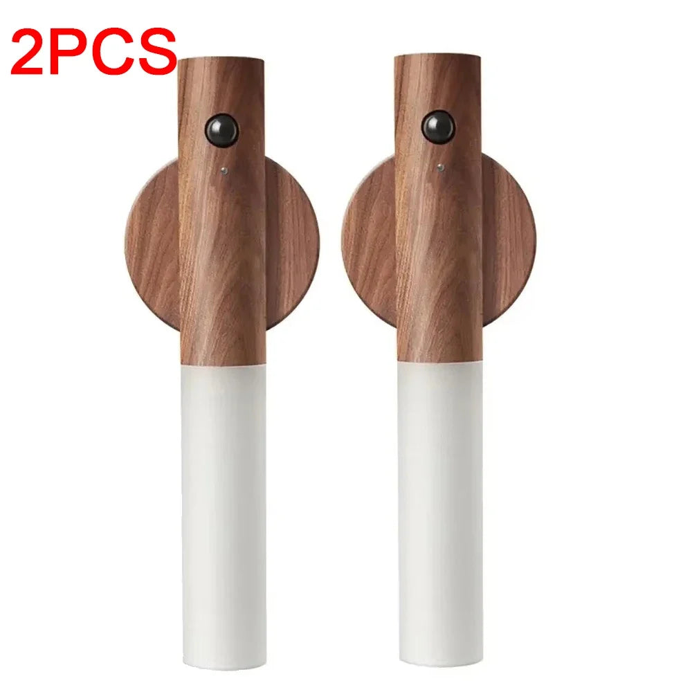 Intelligent Wooden Magnetic LED Night Light for Safety - Smarsty