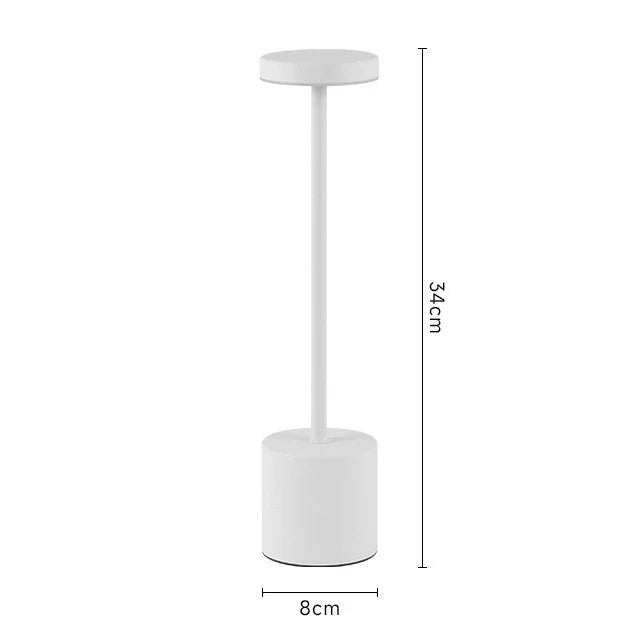 Rechargeable Alloy Cordless LED Table Lamp for Ambiance - Smarsty