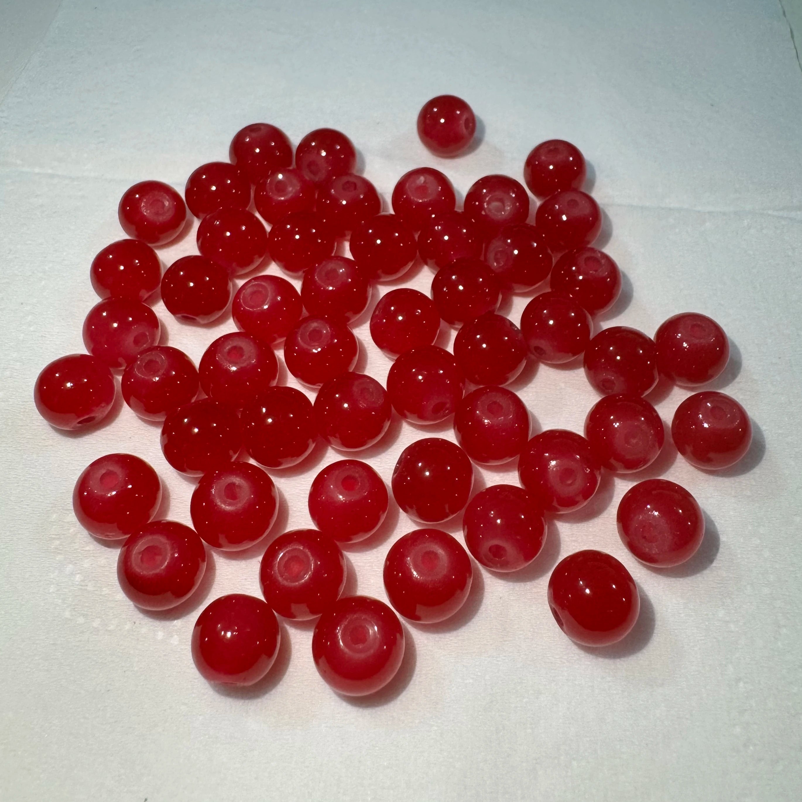 8mm Multicolor Glass Beads for Handmade Jewelry - Smarsty