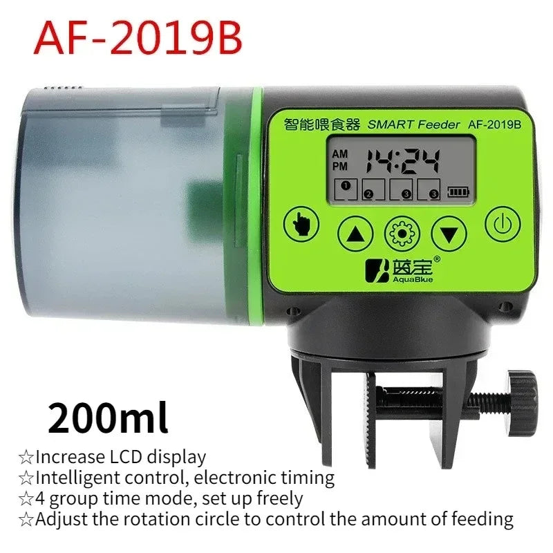 Automatic Fish Tank Feeder with Intelligent Timing Feature - Smarsty