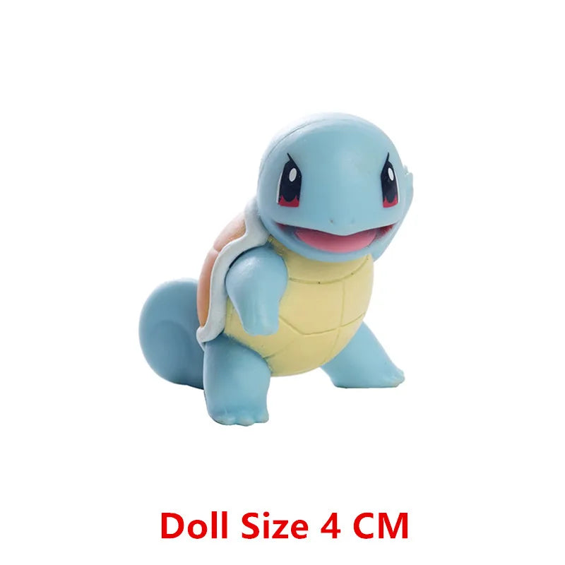 Pokemon 4-13Cm New Cartoons Movie Anime Figure Pikachu Mewtwo Charmander Blastoise Gurado Pet Action Model Toy Gifts by Smarsty