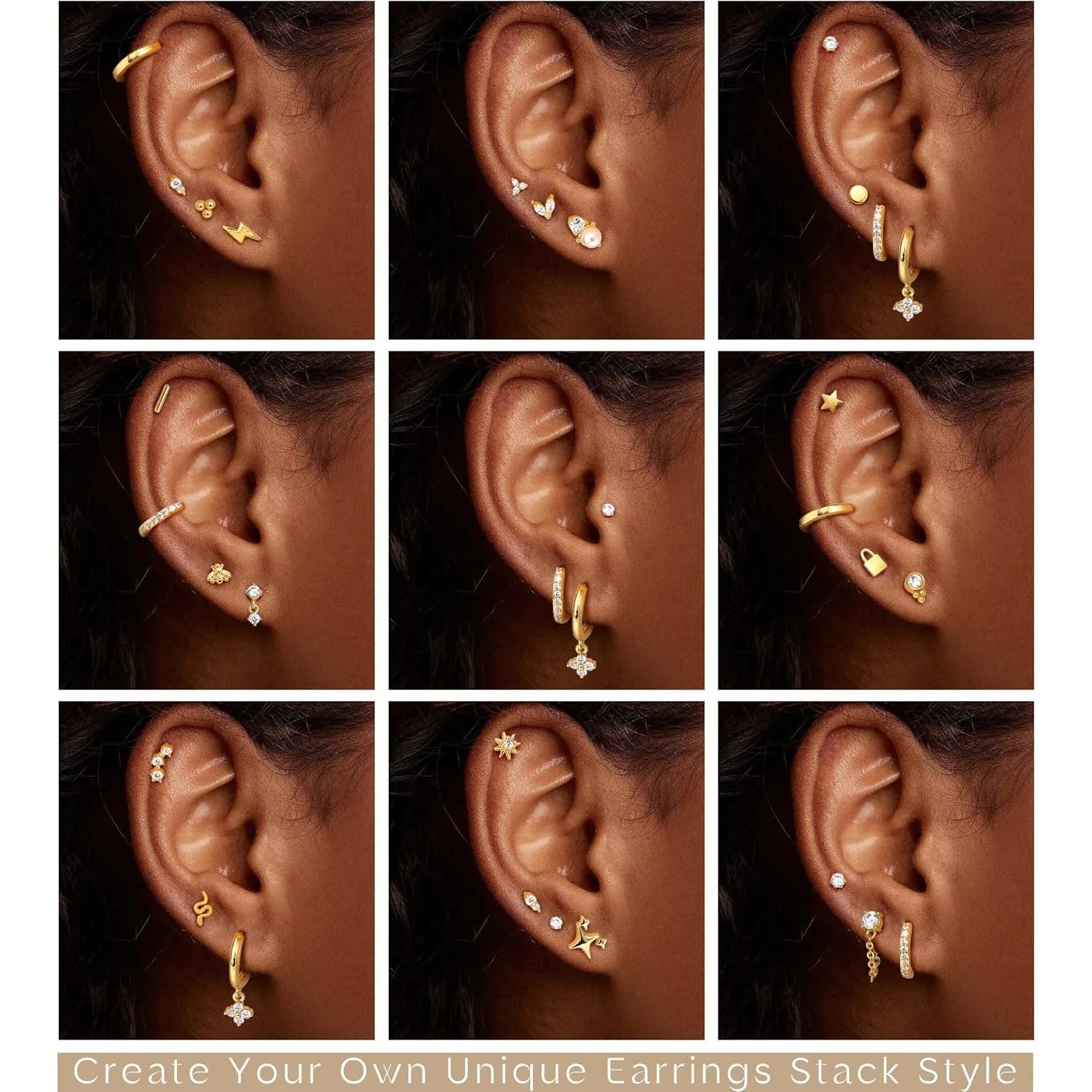 Stainless Steel Earrings For Sensitive Ears Slim Flat Back - Smarsty