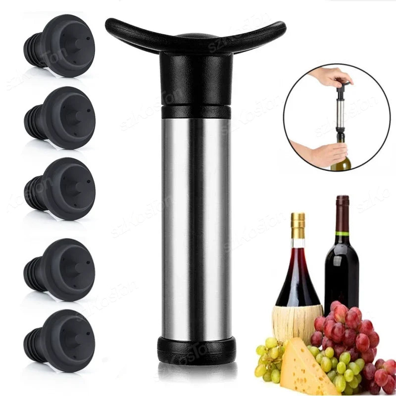 Wine Stopper Vacuum Pump for Freshness Preservation - Smarsty