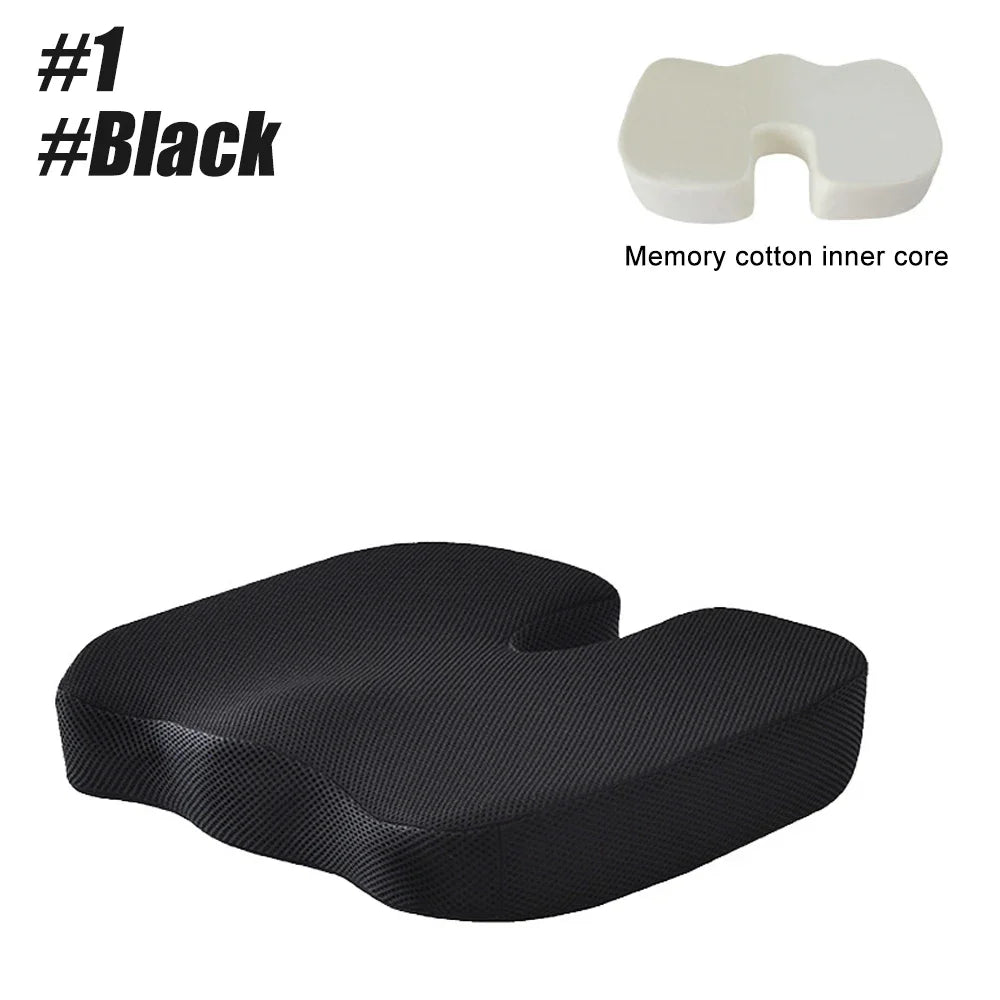 Ergonomic Memory Foam Seat Cushion for Office Chairs - Smarsty