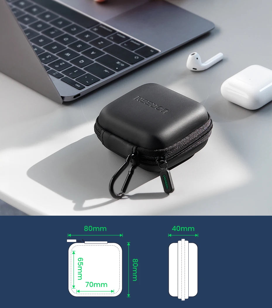 UGREEN Shockproof Waterproof Earphone Case for AirPods - Smarsty