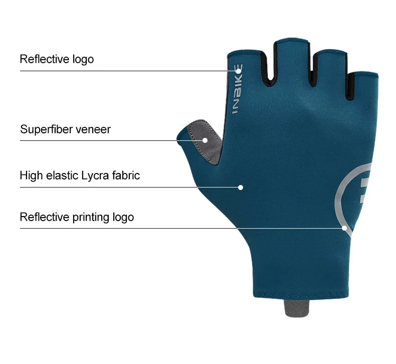 INBIKE Gel Padded Cycling Gloves Summer MTB - Smarsty