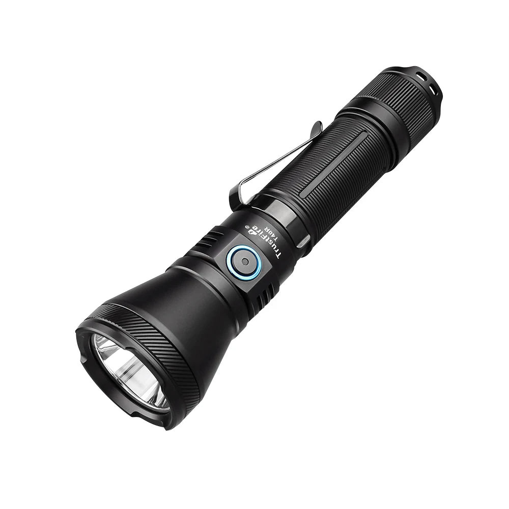 Trustfire T40R Tactical Rechargeable lamp 1800Lumen 550Meter Beam Range Led Flashlight with Usb Charging Self-defense IP68 Torch by Smarsty