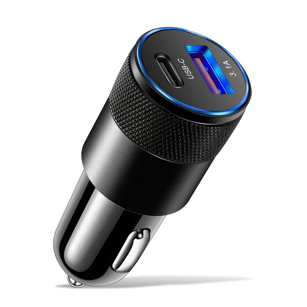 HeavyDuty USB Type C Car Charger PD Fast SixtyFiveW Output - Smarsty