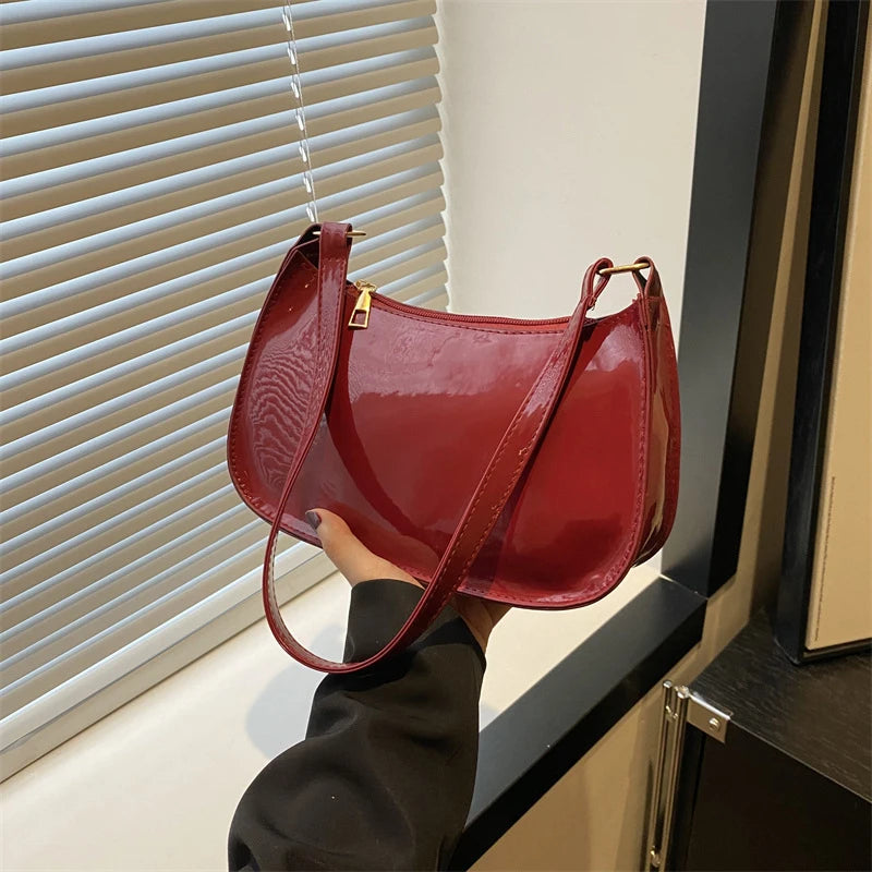 Retro PU Leather Shoulder Bag For Women Everyday Use - Smarsty