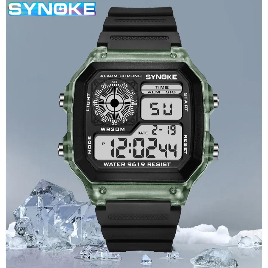 Waterproof Luminous Digital Sports Watch for Men and Women - Smarsty
