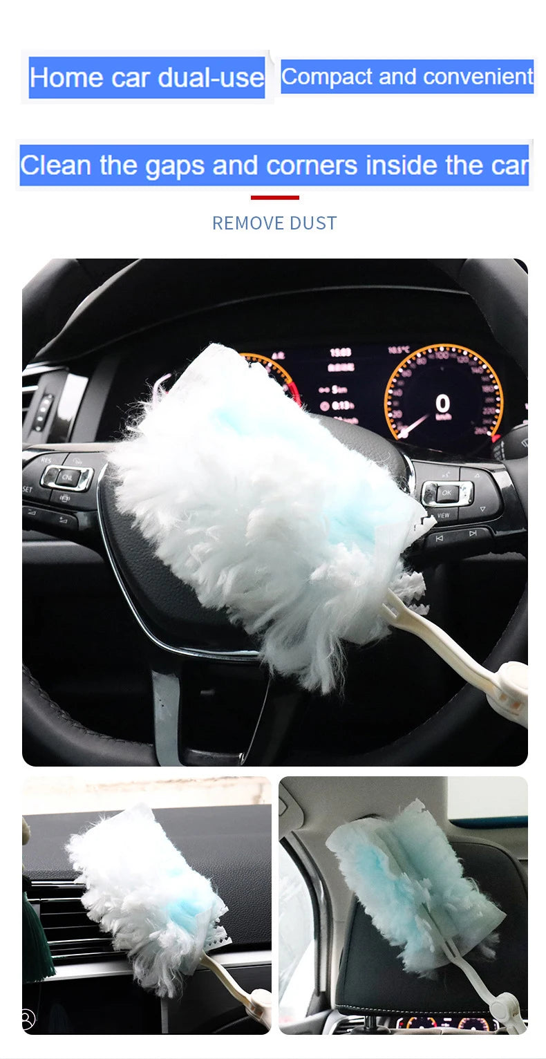 10 Count Disposable Duster Refills Compatible with Swiffer Duster