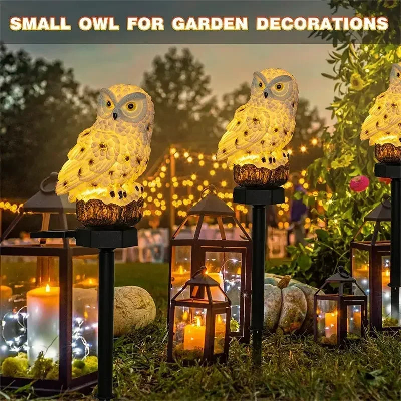 Solar Powered Owl Garden Light for Outdoor Decoration - Smarsty