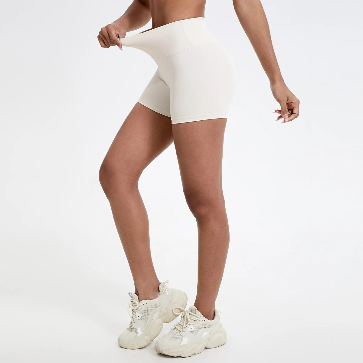 Hearuisavy Running Sports Shorts Women Buttock Lift Gym Leggings Women Cycling Slim Fit Workout Shorts High Waist Yoga Shorts - Smarsty