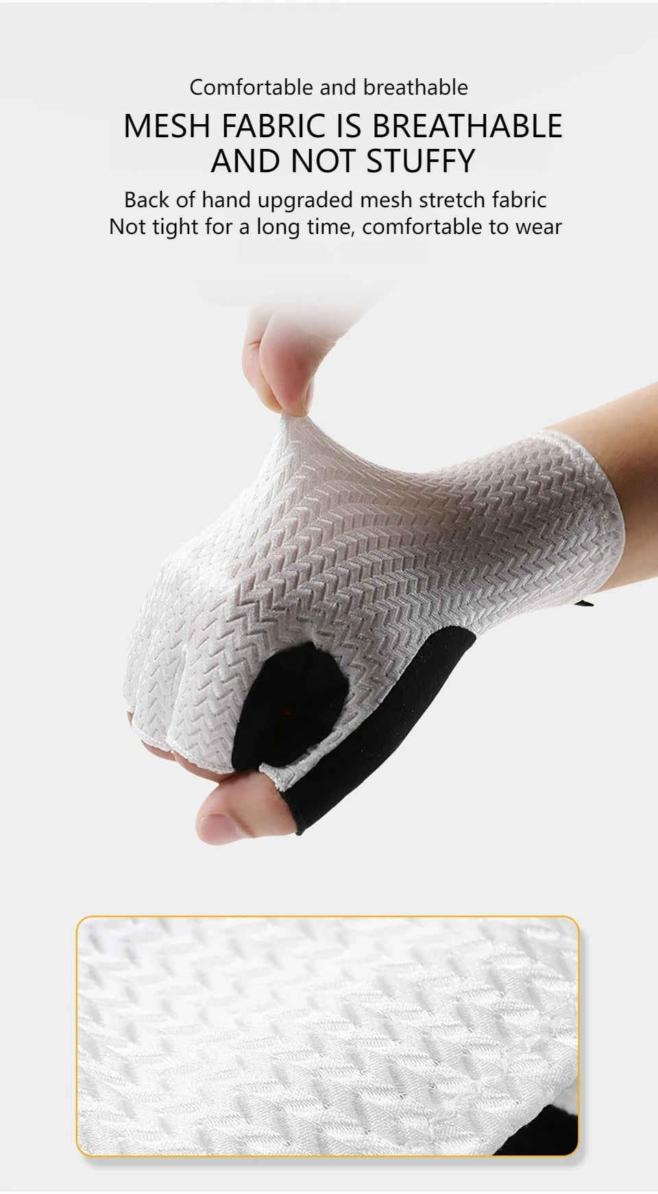 GTUBIKE Breathable Half Finger Cycling Gloves with Anti-Slip Pads - Smarsty