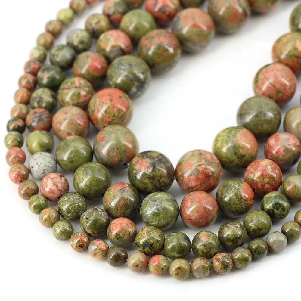 Natural Stone Beads Blue Tiger Eye Crystal Amethyst Rose Quartz Gemstone Bead for Jewelry Making Bracelet Necklace 4/6/8/10MM - Smarsty