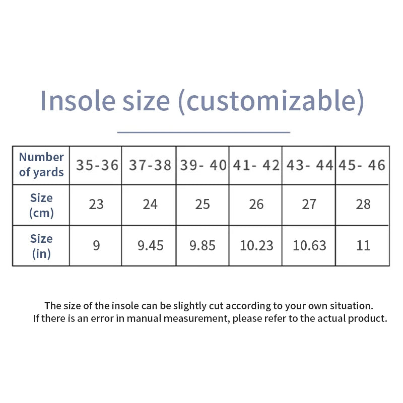 4D Sport Insole Super Soft Shoes Sole Pads for Feet Shock Absorption Baskets Shoe Sole Arch Support Orthopedic Inserts - Smarsty