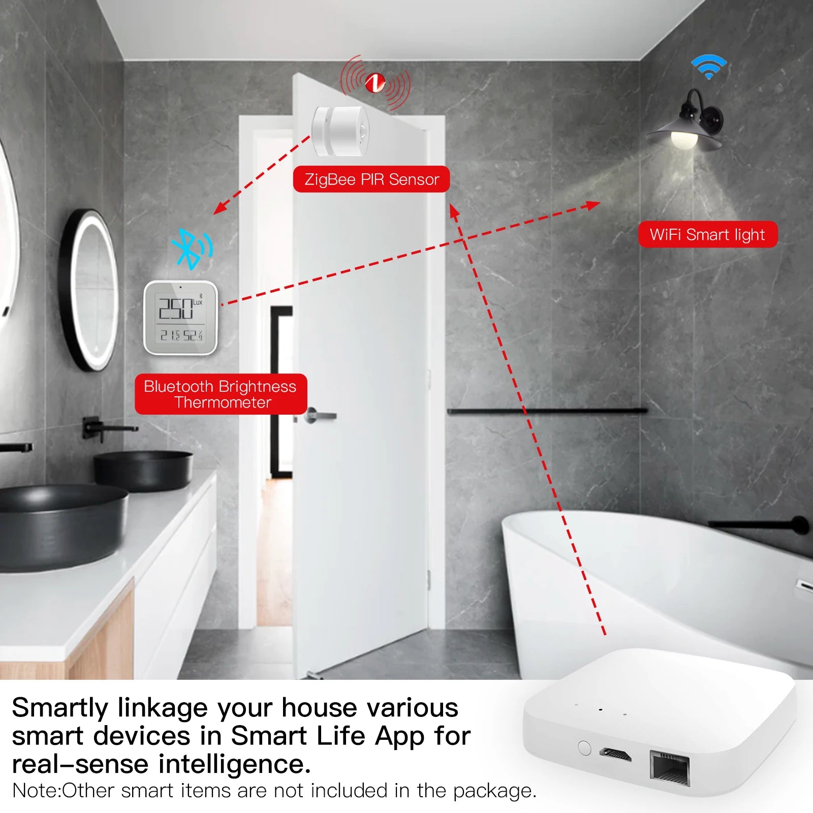 MOES Smart Multi-Mode Gateway with Voice Control - Smarsty