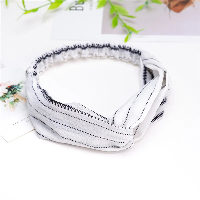 Bohemian Print Headbands For Women Vintage Turban Comfort - Smarsty