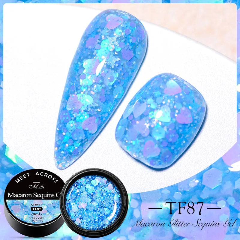 Pink Dried Flower Gel Nail Polish for Fairy Nail Art - Smarsty