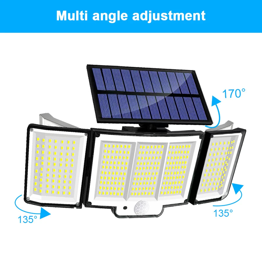 Super Bright Solar Motion Sensor Light for Outdoor Use - Smarsty