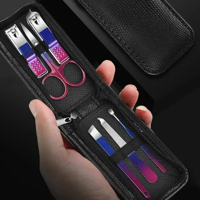 Portable Luxury Manicure Pedicure Set for Personal Care - Smarsty