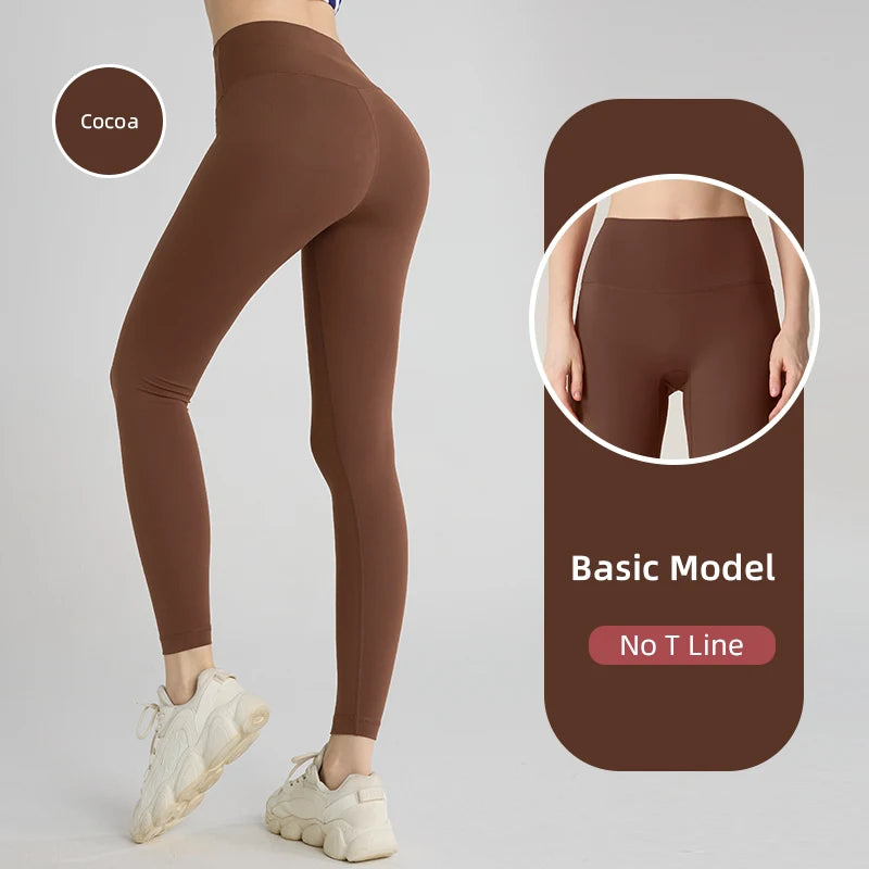2024 Hot Sale Fitness Lenggings Female Full Length Leggings Running Pants Comfortable And Formfitting Yoga Pants Workout Legging - Smarsty