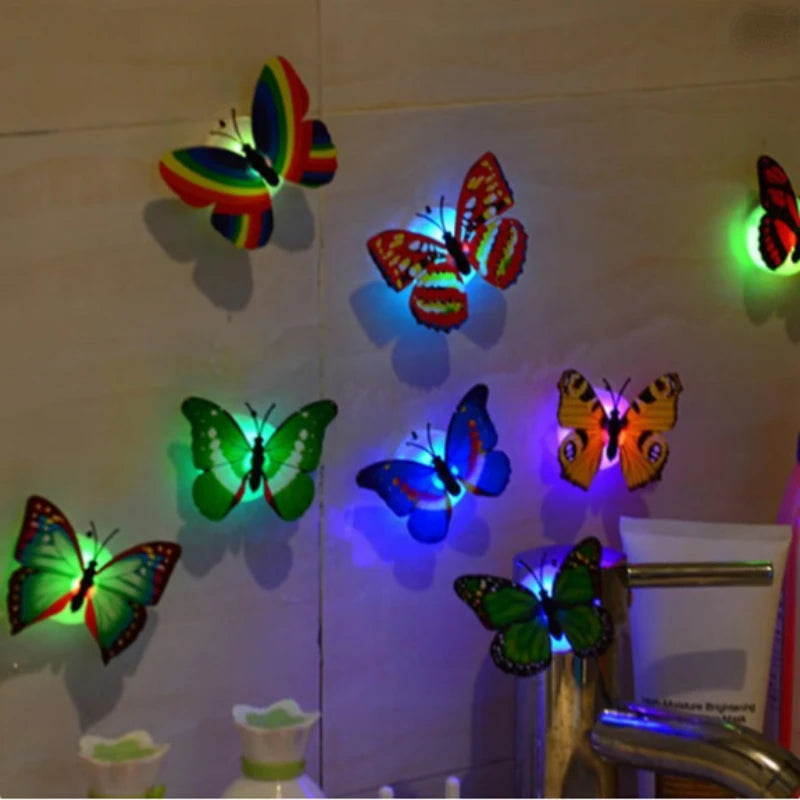 3D LED Butterfly Wall Stickers for Garden Decor - Smarsty