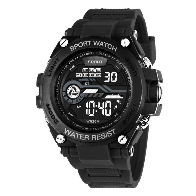 YIKAZE Men's Waterproof Sports Watch with LED Display - Smarsty