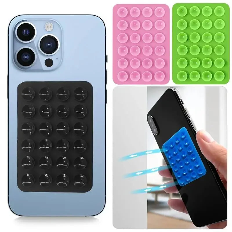 Silicone Suction Phone Holder Wall Mount Anti Slip Stand - Smarsty