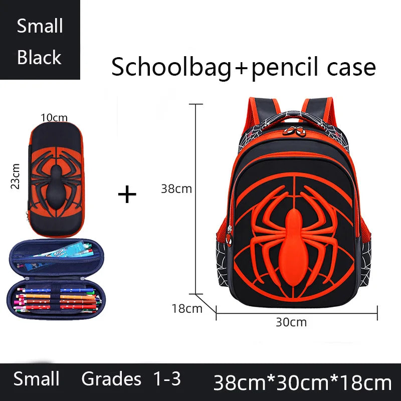 Spider Backpack and Pencil Case Set for Kids Waterproof - Smarsty