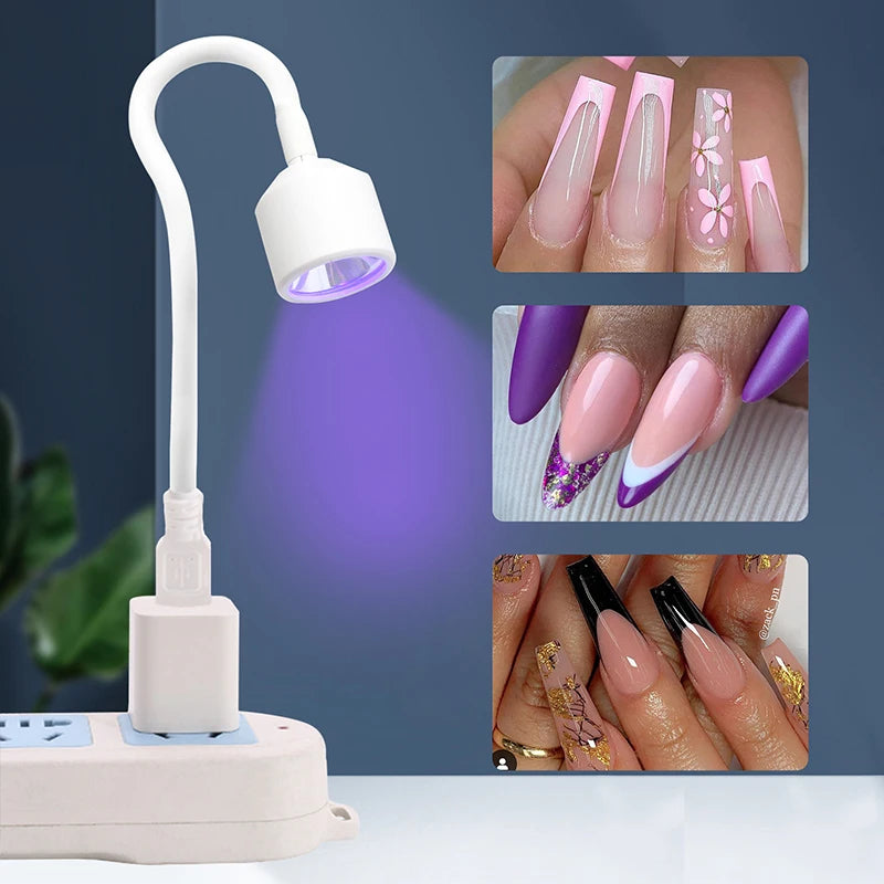 Foldable UV LED Nail Dryer Quick Dry Curing Lamp - Smarsty