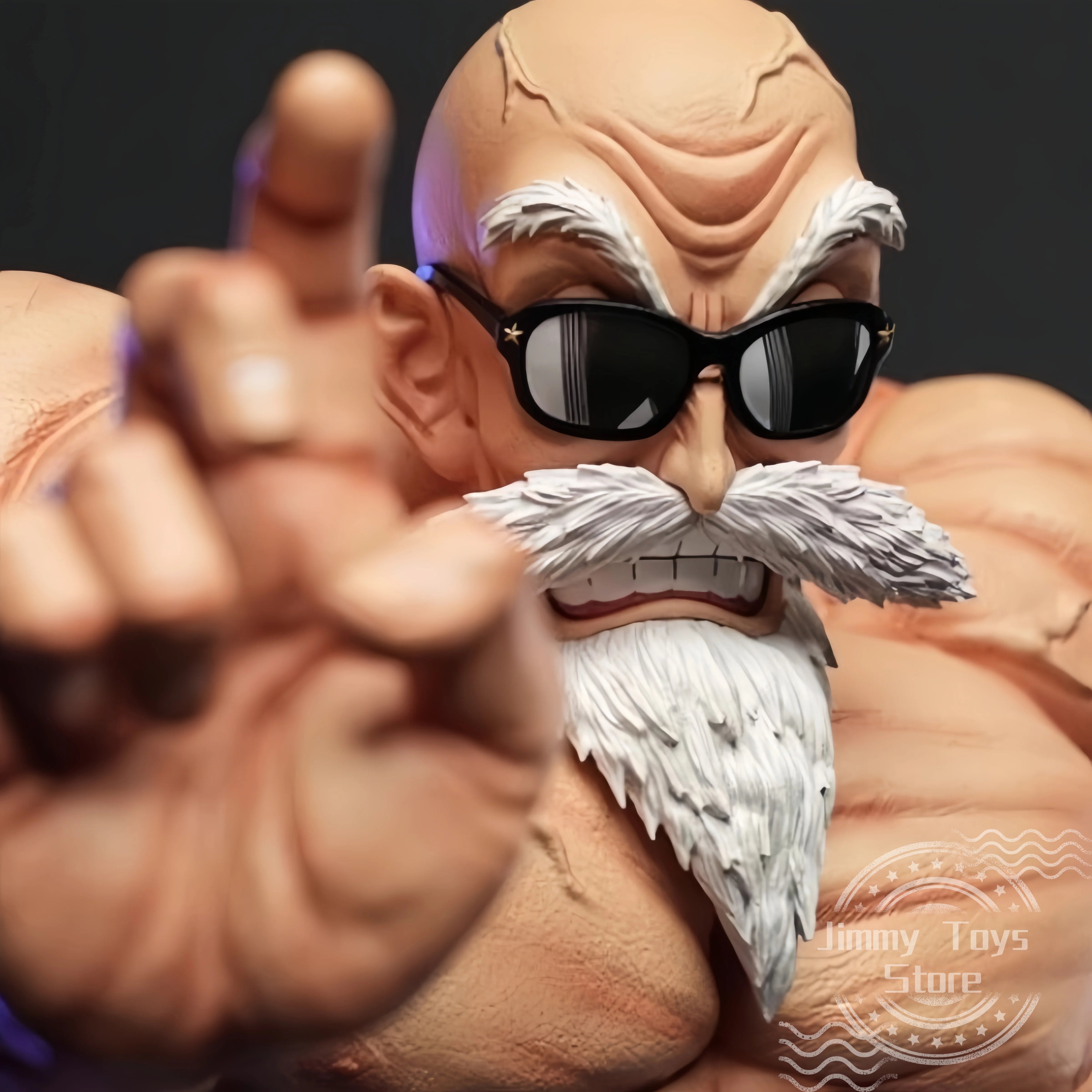 10cm Anime Dragon Ball figure GK Muscle Master Roshi Goku Kame Sennin Figurine PVC Action Figure Model Children Dolls Gift Toys by Smarsty