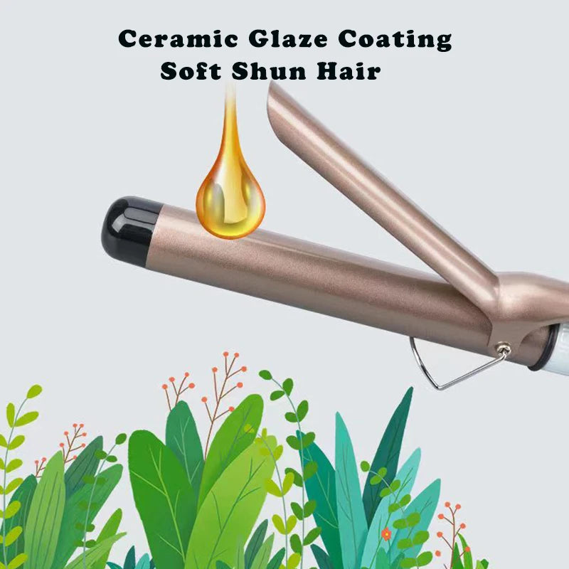 Professional Temperature Setting Electric Hair Curler Wand - Smarsty