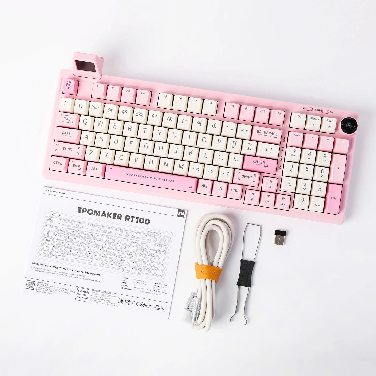 97 Key 95 Percent Mechanical Keyboard With Bluetooth