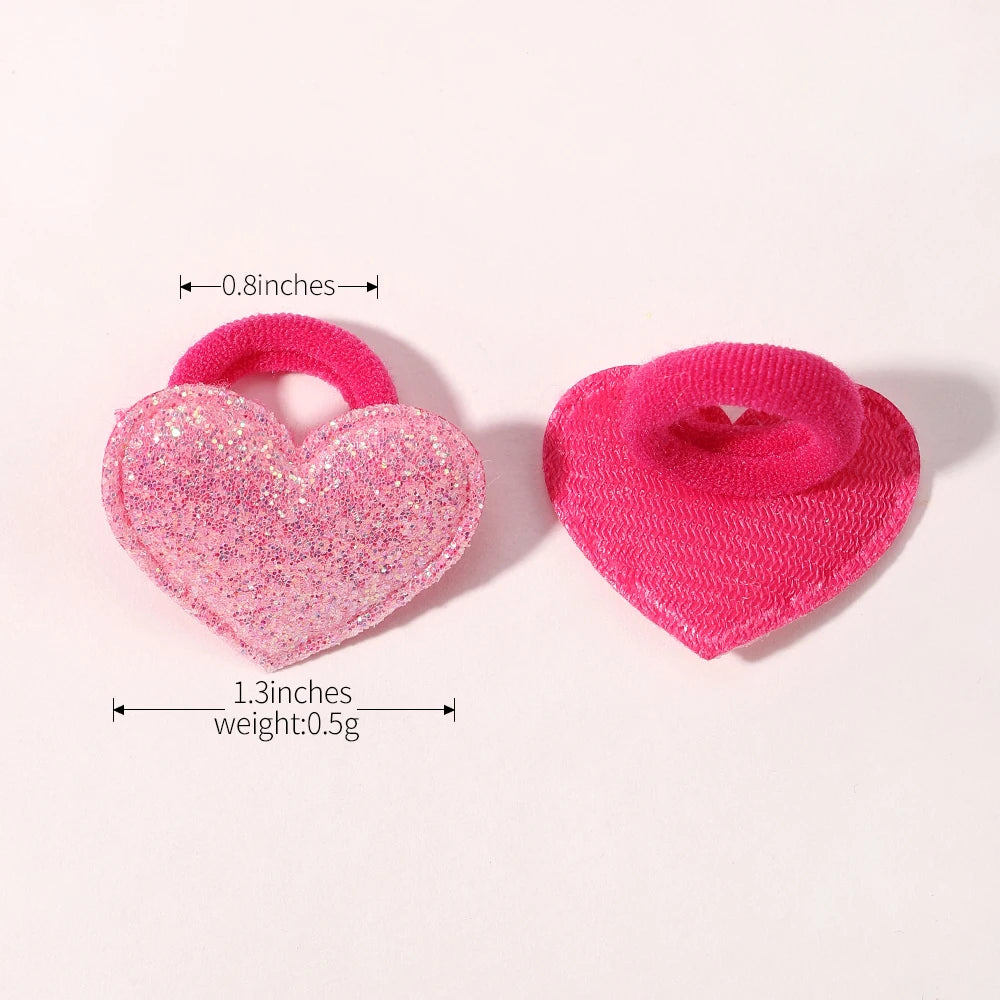 Kids Plush Hair Bands 20 Pack Soft Scrunchies For Children - Smarsty